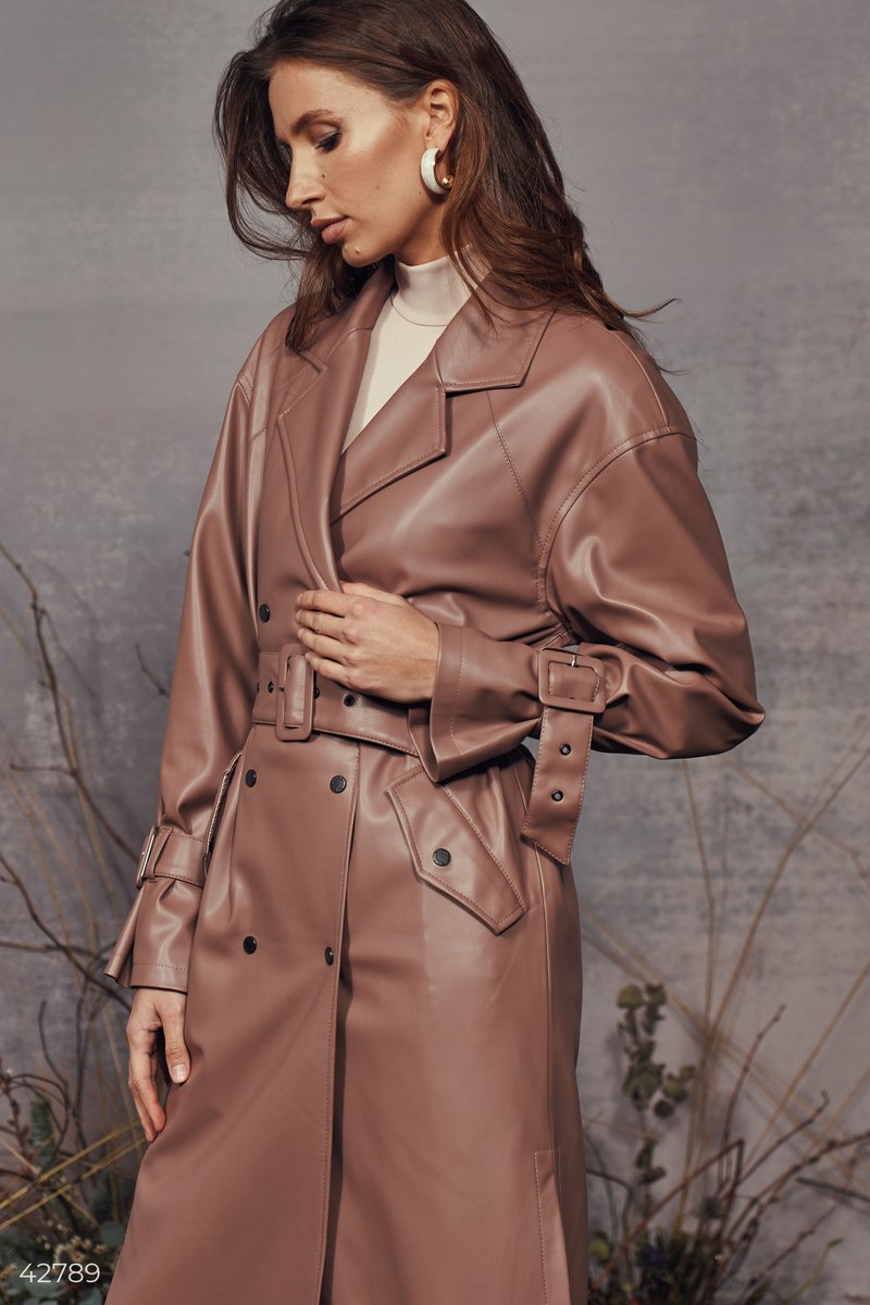 Leather Classic Trench