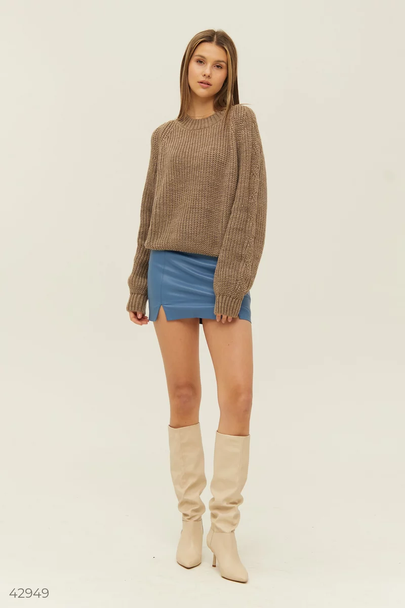 Basic wool blend sweater photo 2