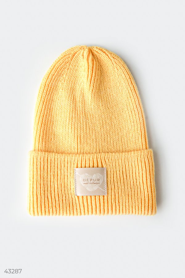 Bright hat with the addition of wool (№ 43287) ♡ Gepur Bright hat with the addition of wool (№ 43287) ♡ Gepur