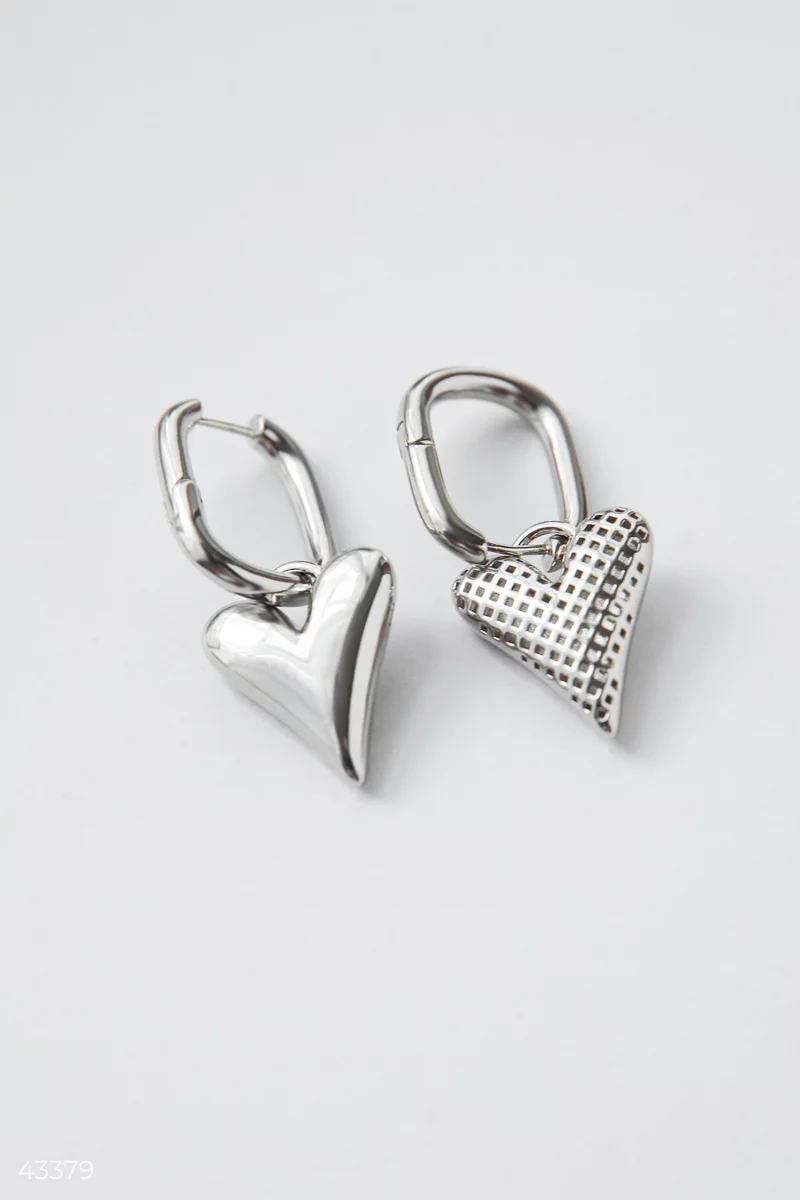 Silver earrings constructor photo 1