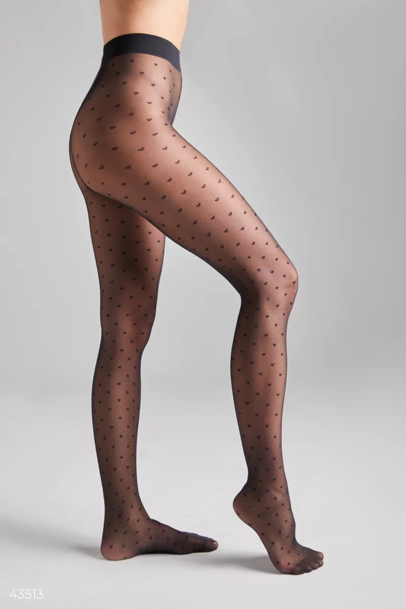Tights with small hearts photo 3
