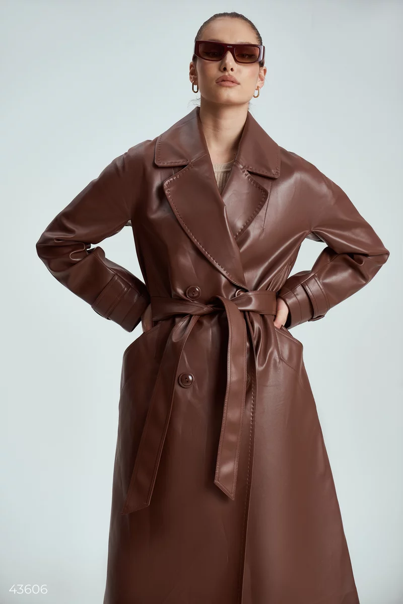 Lined classic trench coat photo 3