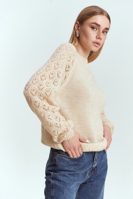 Powdery knitted jumper photo 1