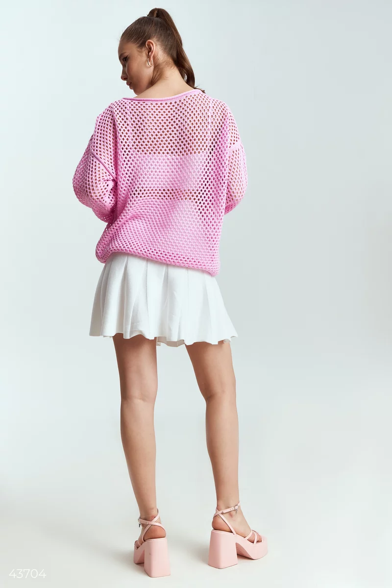 Bright mesh sweater photo 5