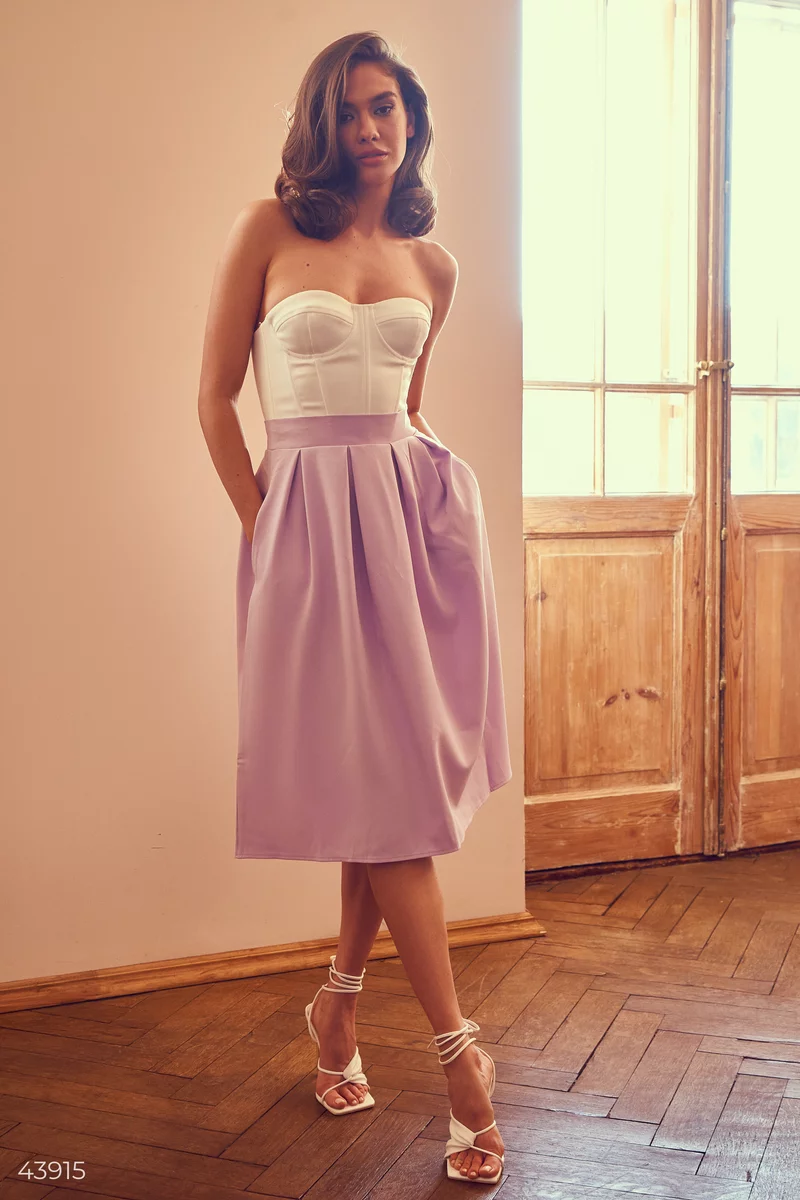 lavender skirt photo 1