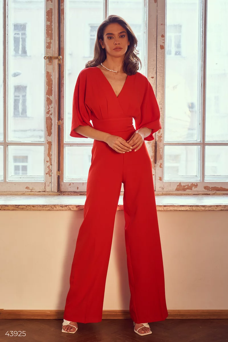 Spectacular red jumpsuit photo 4