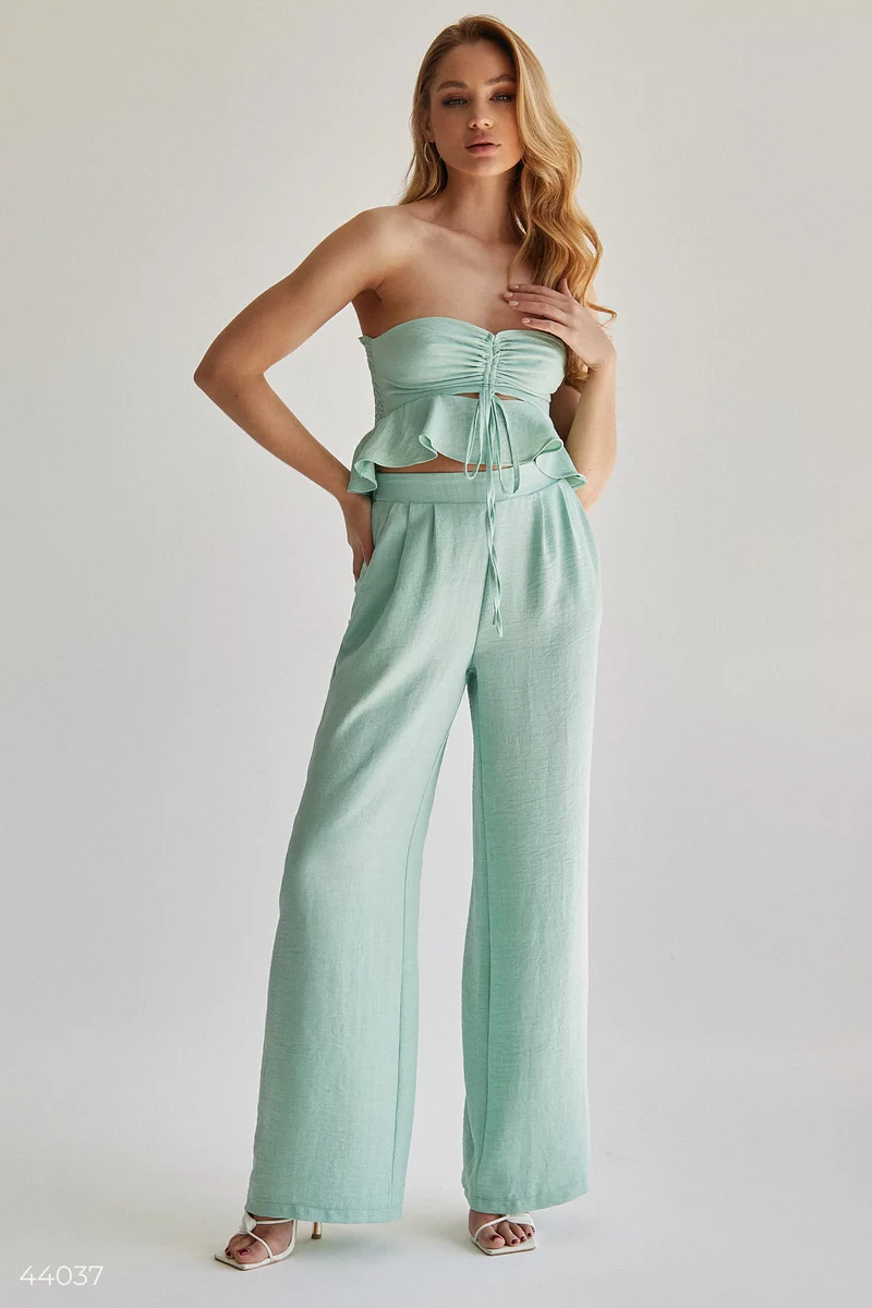 Mint loose fit trousers photo 1