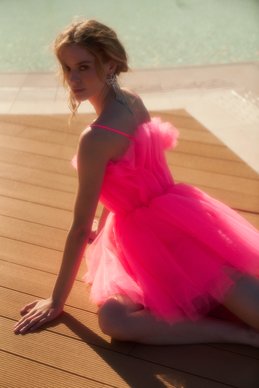 Tulle pink dress photo 2