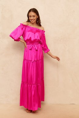 Шовкова сукня смарагдового кольору фотографія 2
