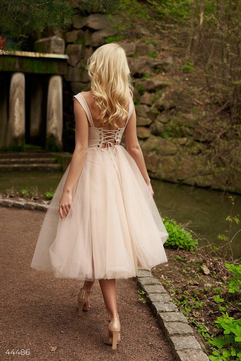 Tulle bustier dress (№ 44486) ♡ Gepur - women clothes store