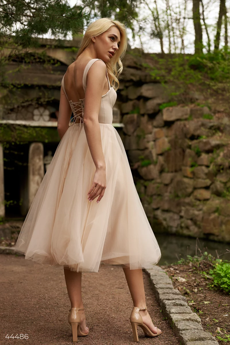 Tulle bustier dress photo 3