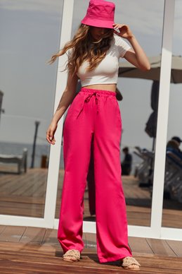 Yellow summer trousers photo 1