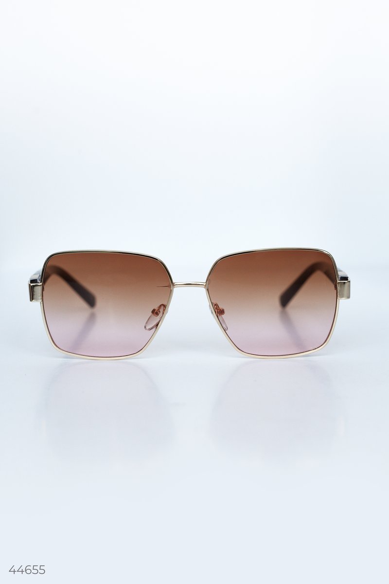 Glasses with brown lenses photo 1
