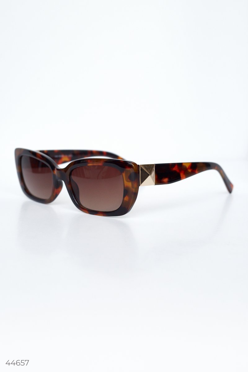Солнцезащитные очки коричневые фотография 3