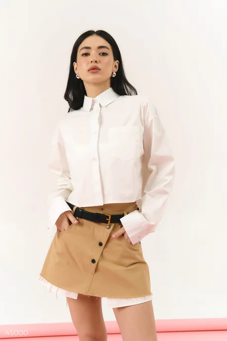 Beige skirt xs discount