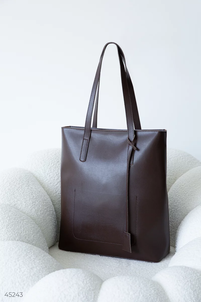 Eco-leather shoulder bag photo 2