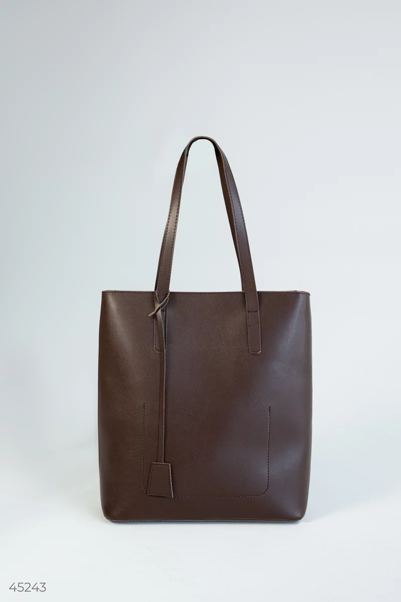 Eco-leather shoulder bag photo 3