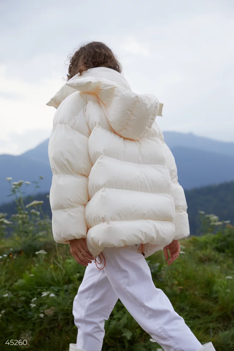 【23AW NEW】MONCLER_woman /GAOU ダウンコート /Dark Blue/Ecru 23AW NEW】MONCLER_woman /GAOU ダウンコート /Dark Blue/Ecru
