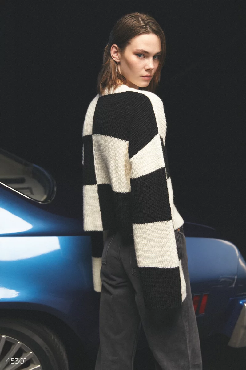 Textured wool blend sweater photo 5