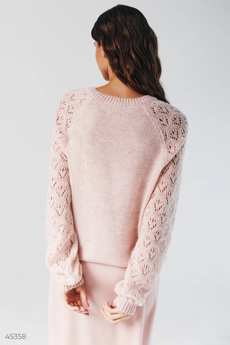 Powdery knitted jumper photo 4