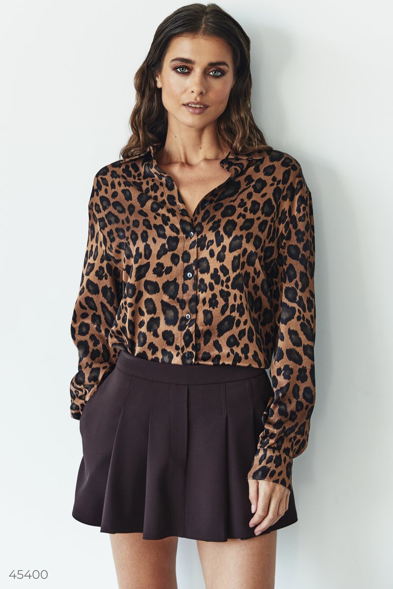 

Блуза в леопардовий принт