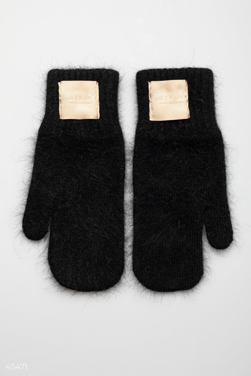 

Ангорові теплі рукавиці