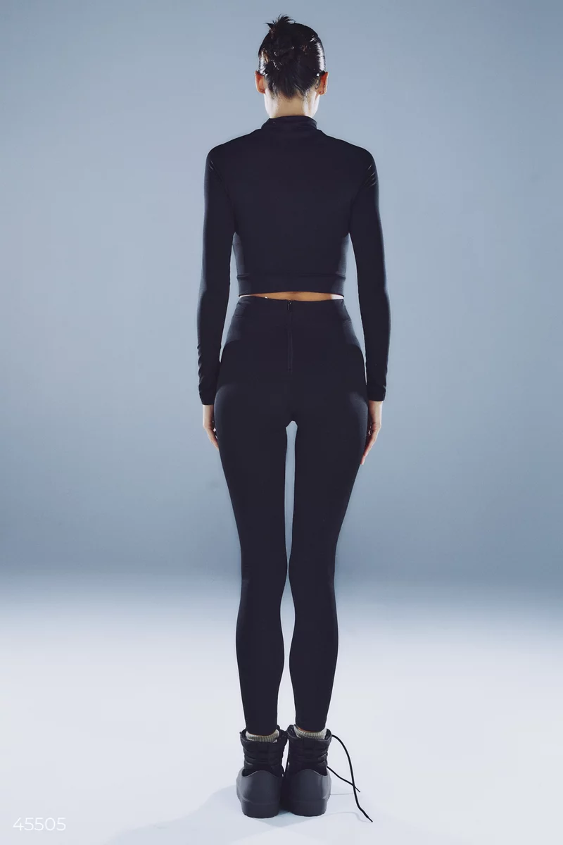 Warm set with turtleneck and leggings photo 5