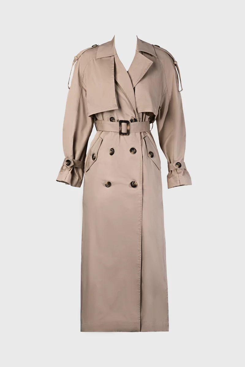 新品未使用 riette Cob handmade coat beige Fiore belted wool coat in beige - Sportmax | Mytheresa