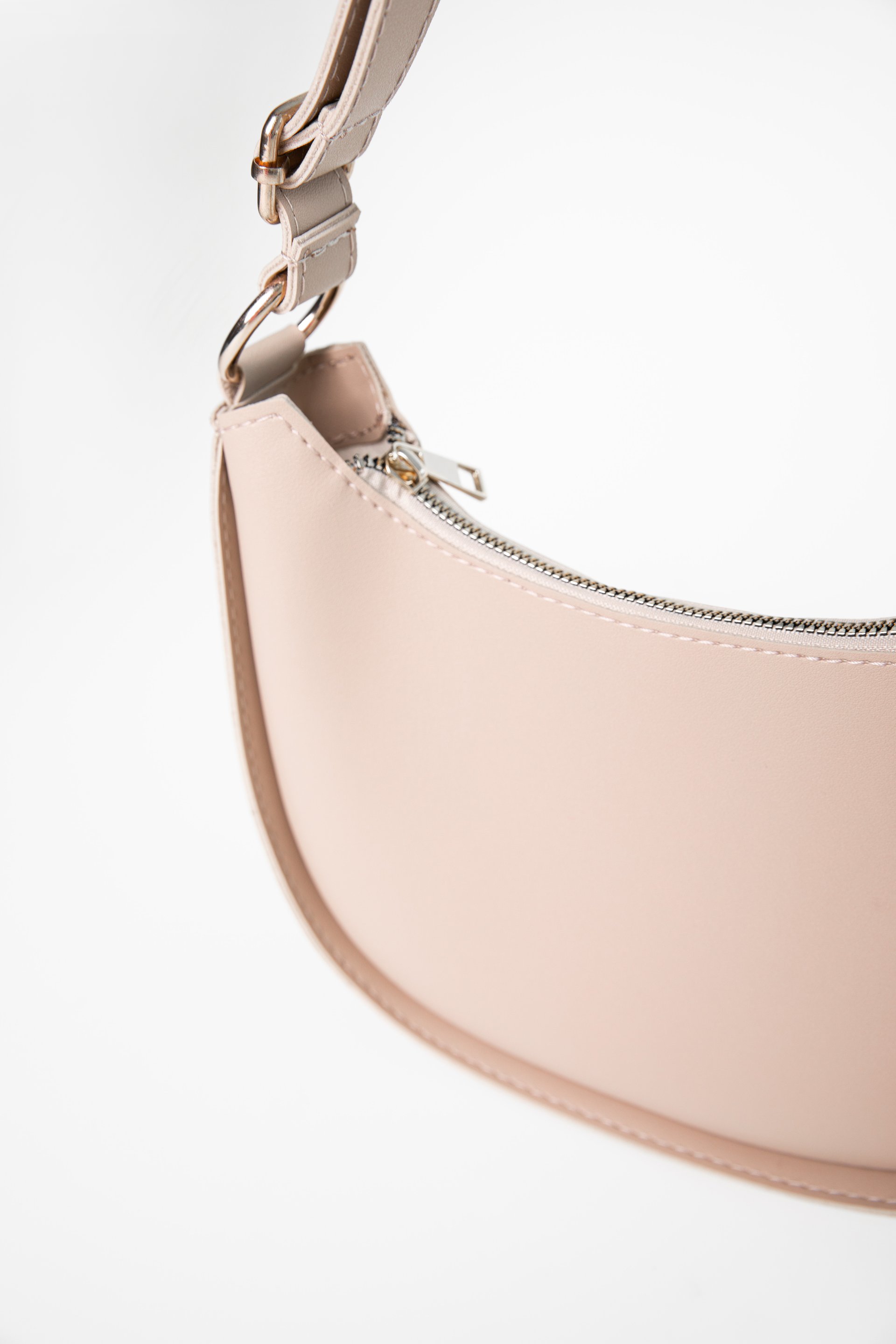 Beige half moon bag (№ 45654) ♡ Gepur - women clothes store