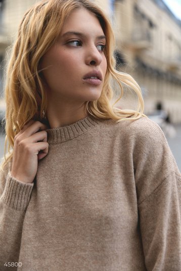 GALLE Paris 売れ筋商品|||ガレパリ ニット&セーター アウター レディース Sweaters Beige AMI PARIS ｜アミパリ ハートロゴ入り レディース セーター (AMI