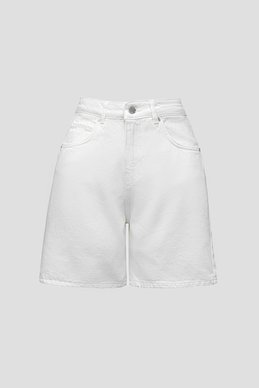 Milky denim shorts