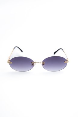 Blue glasses with oval lenses photo 2
