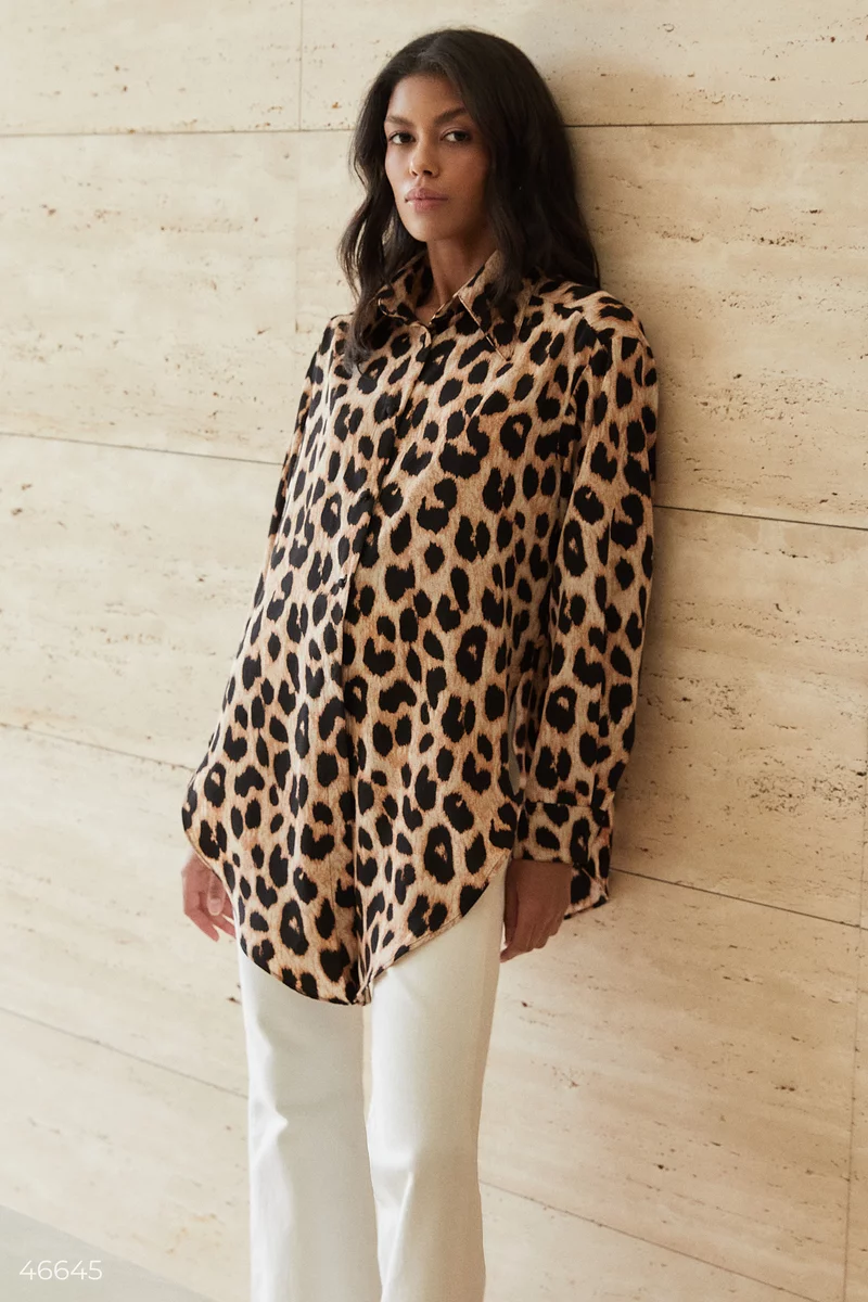 Leopard print blouse photo 3
