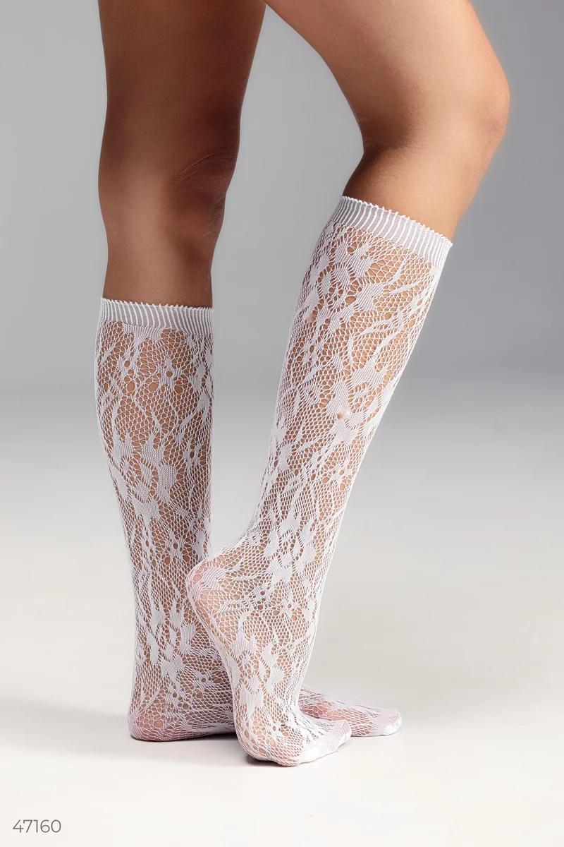 White lace socks photo 3