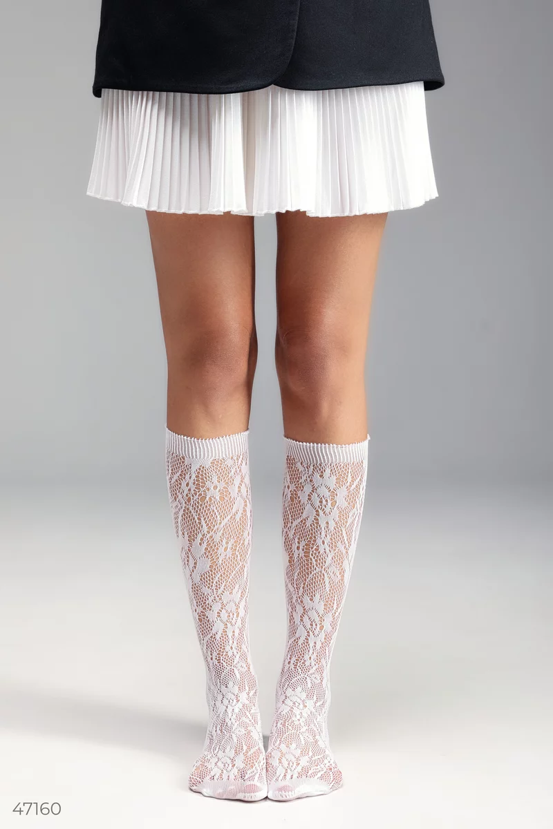 White lace socks photo 4