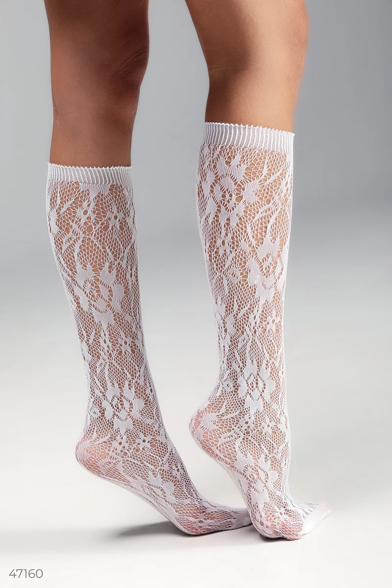 White lace socks photo 5