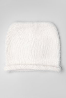 Milk angora hat