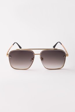 Brown aviator sunglasses