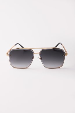 Black aviator sunglasses