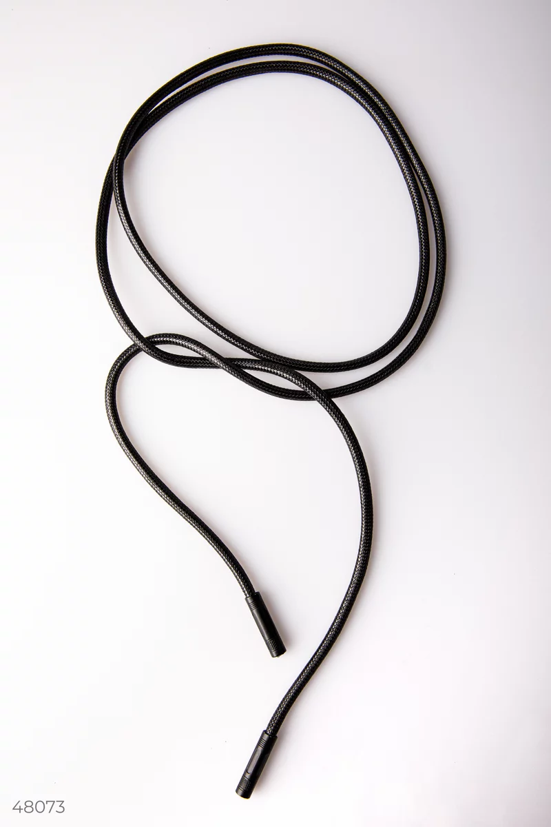 Black chain necklace photo 2