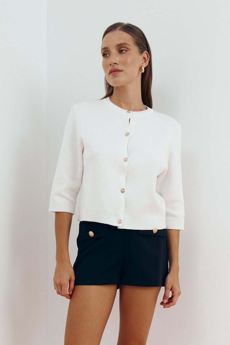 

Базові чорні шорти з високою талією