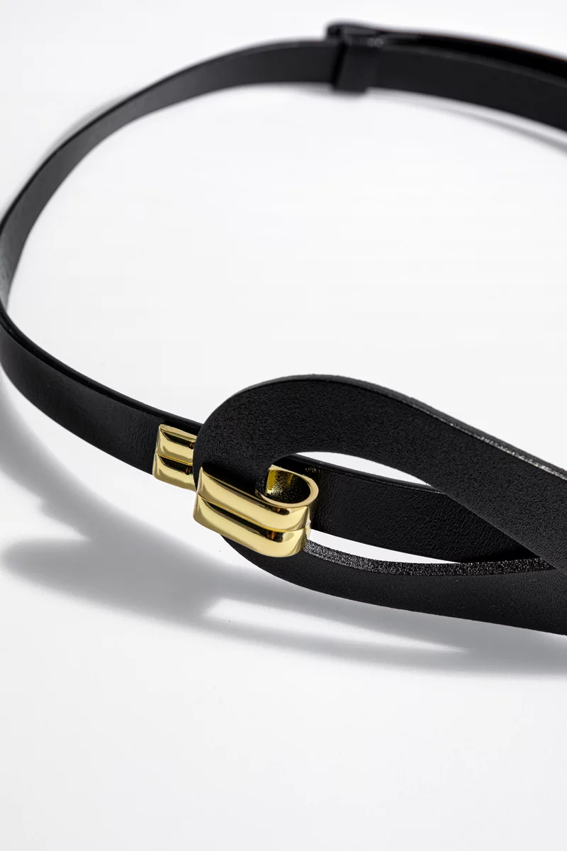 Black belt with accent loop photo 4