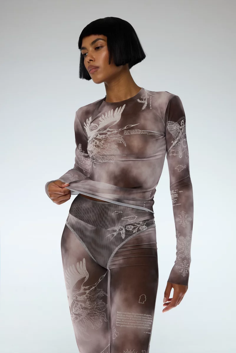 Longsleeve made of stretch mesh Dusha photo 2