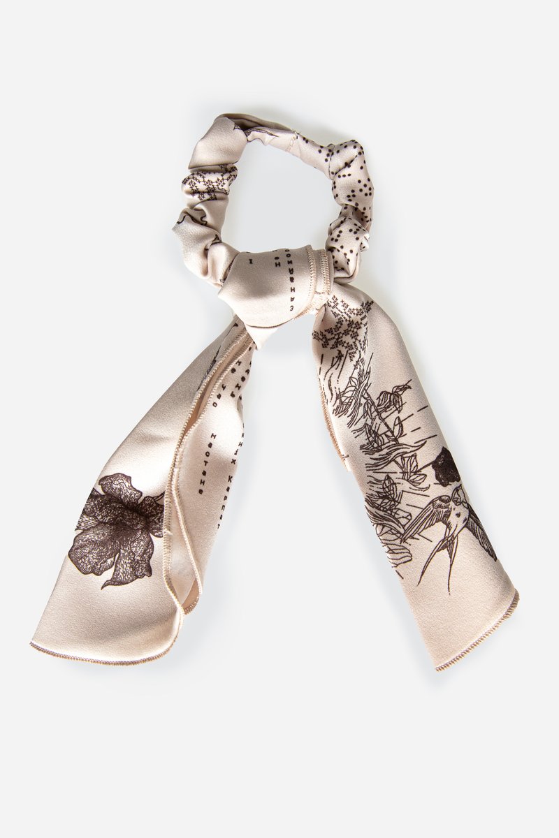 

Бежева резинка-хустка Душа