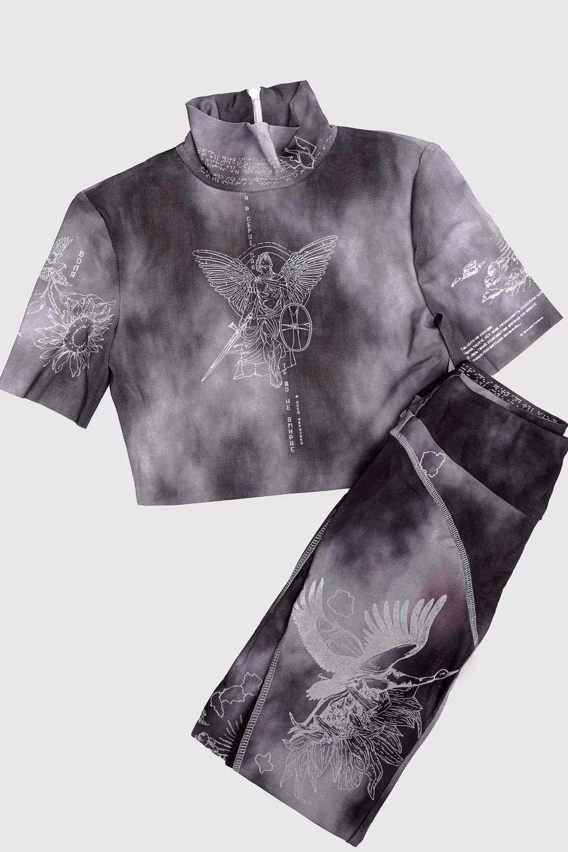 Set of leggings and crop top Soul photo 1