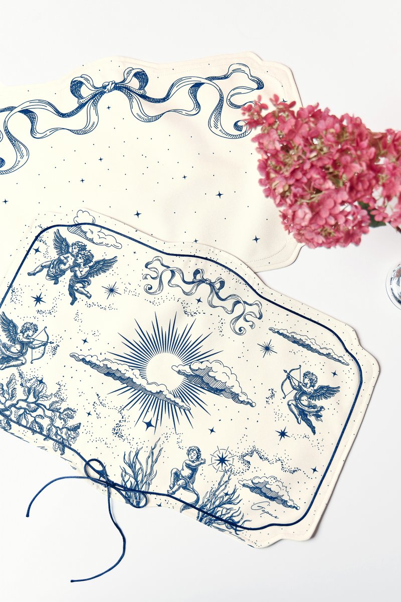 

Текстильний двосторонній плейсмат з дизайнерським принтом 35х50 см