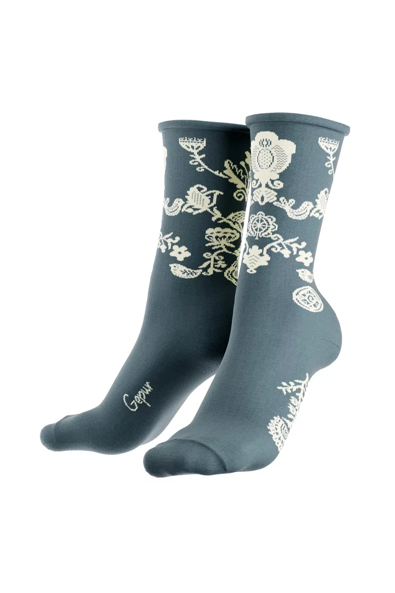 Set of gray and beige TILO socks photo 4