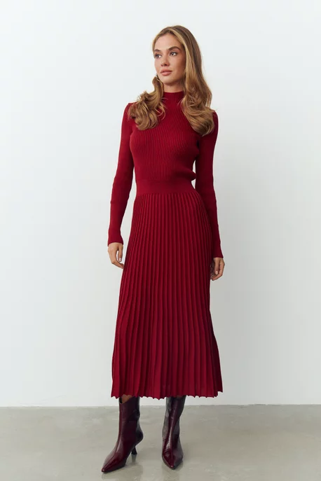 Winter knitted dresses buy in the Gepur online store