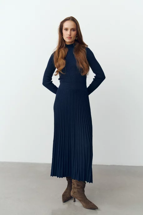 black midi cocktail dresses Glitter Midi Formal Dress with Short Sleeves