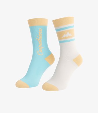 Хлопковые носки с горнолыжным принтом